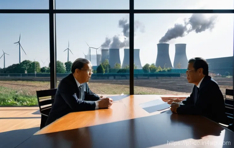 기후 변화 대응을 위한 국제적 협약 - **Prompt for Kyoto Protocol Era: Early Steps and Challenges**
"An atmospheric scene in a grand, ...